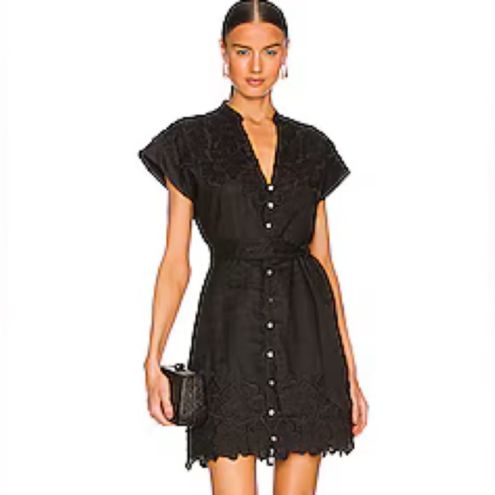 ⭐️Veronica Beard Archie Embroidered Dress 💥Size 4